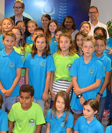 Les sections internationales franco-australiennes ont ouvert leurs portes au sein des collèges Baudoux (26 élèves) et de Dumbéa-sur-mer (20 élèves). 
