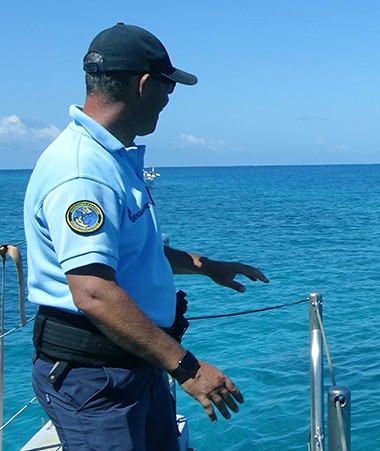 La gendarmerie maritime, un des acteurs de l’opération coordonnée par la direction des Affaires maritimes du gouvernement.