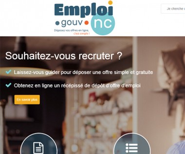 Le site www.emploi.gouv.nc offre un nouveau téléservice pour le dépôt des offres d’emploi conformément à la réglementation. 