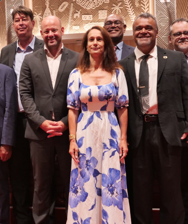 Les onze membres du 18e gouvernement de la Nouvelle-Calédonie.