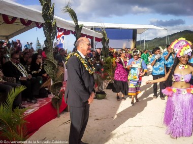Thierry Cornaille au 50e anniversaire des Îles Cook