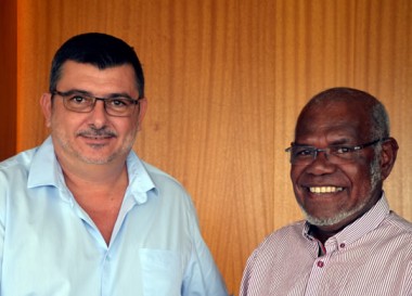 Visite du député européen  Maurice Ponga au gouvernement
