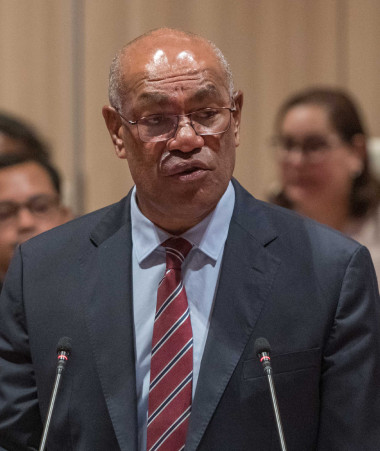 Le président du gouvernement Alcide Ponga a prononcé sa déclaration de politique générale au Congrès.