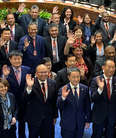 L’an dernier, la session du comité régional de l'OMS Pacifique occidental s’était tenue à Manille, en présence de la membre du gouvernement en charge de la santé, Valentine Eurisouké. (©OMS)