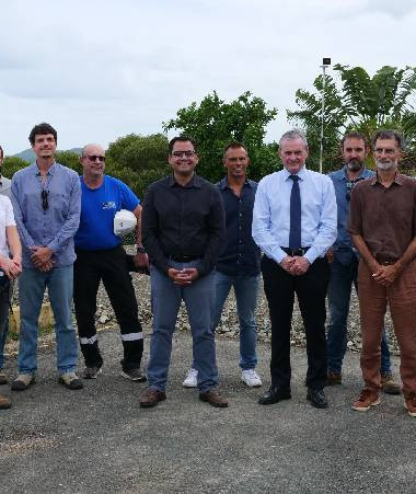 première pierre radar Nouméa