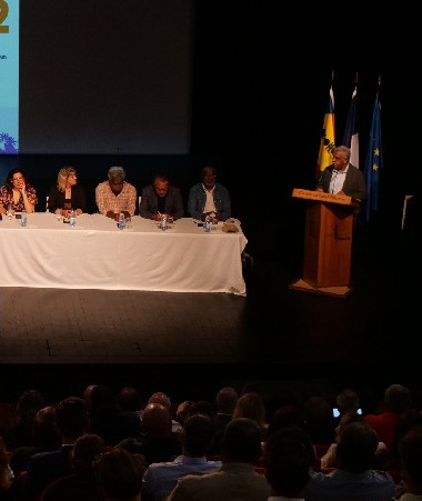 La conférence dédiée au PS2R s'est déroulée au centre culturel Tjibaou. Elle s'est tenue sur trois jours.