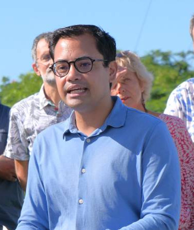 Jérémie Katidjo Monnier a annoncé les prochaines étapes de la stratégie calédonienne du changement climatique, en présence des partenaires au service Météo et climat.