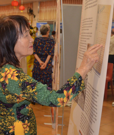 L'exposition a été inaugurée au foyer vietnamien.