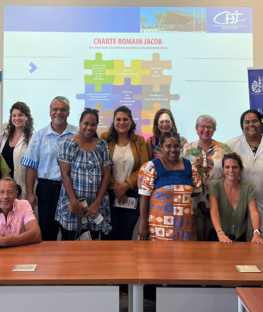 La rencontre s'est déroulée au CHT Gaston-Bourret, en présence de l'ensembles des partenaires de la charte.