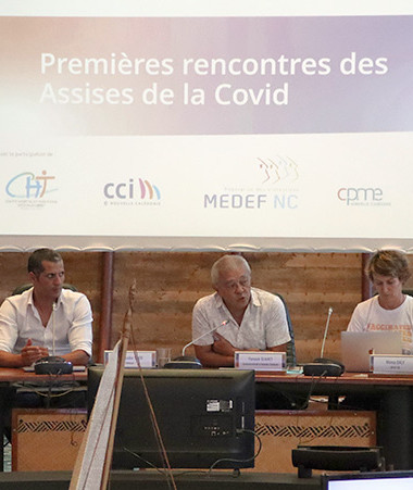 Yannick Slamet, membre du gouvernement chargé de la santé, a ouvert les Assises du Covid à la CPS.