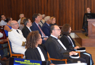 L’audience solennelle de rentrée s’est déroulée au Palais de justice de Nouméa.