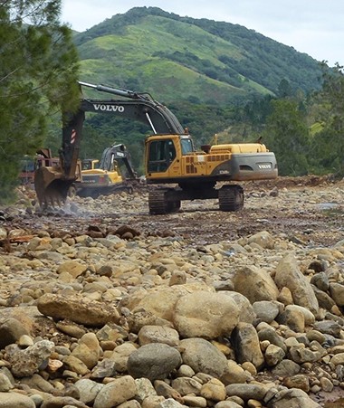 Le Fonds Nickel a notamment pour mission de réhabiliter les sites dégradés par l’activité minière passée.