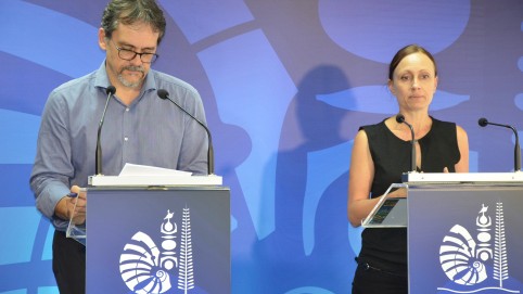 Philippe Dunoyer et Delphine Ollier, en charge également de la programmation du festival.