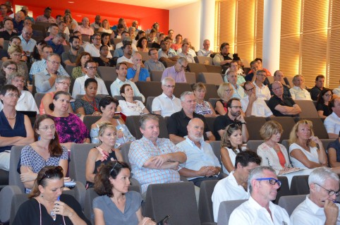 L’auditorium de la province Sud a accueilli la journée de lancement de la réforme du collège en Nouvelle-Calédonie.