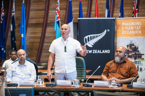 Des exemples inspirants issus de Nouvelle-Zélande ont été présentés à l’assemblée. © Marc Le Chélard