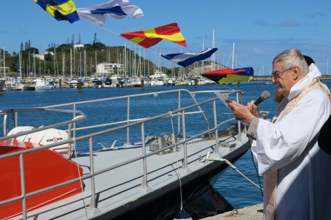 « C’est la première fois qu’un archevêque bénit un navire de la SNSM », a souligné son président national, Xavier de la Gorce.