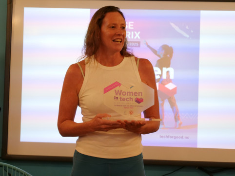 Solenne de Sainte-Marie a été récompensée pour sa plateforme numérique santé, sport et bien-être.