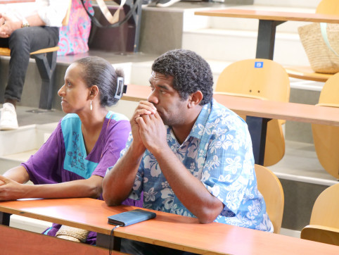 Le président du Sénat coutumier Ludovic Boula