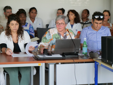 La parcours handisoins du Médpôle a été présenté aux partenaires.