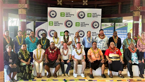 Mickaël Forrest, membre du gouvernement chargé du sport, a également participé au premier forum de l’agence mondiale anti-dopage pour les ministres des sports d’Océanie.
