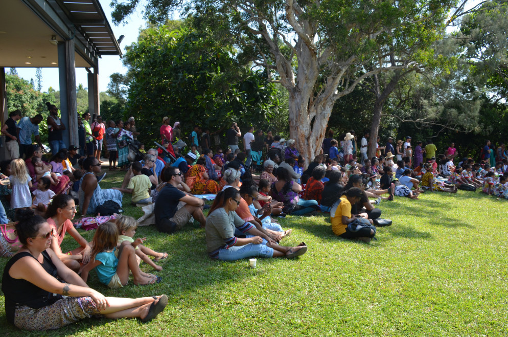 Le public a apprécié les prestations culturelles à l’espace Ape Vila.