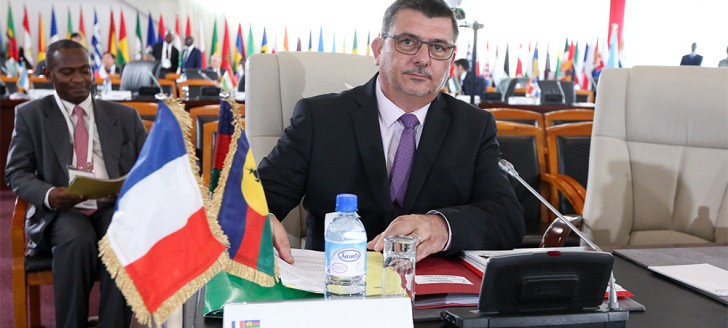 Philippe Germain s’est rendu au XVIe sommet de la francophonie où l’accès de la Nouvelle-Calédonie au statut de membre associé de l’Organisation internationale de la francophonie a été annoncé.