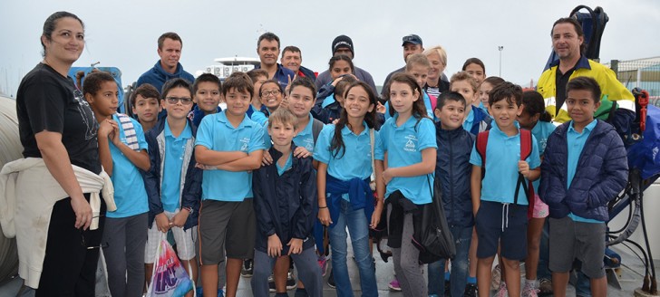 Pendant leur visite de l’Amborella, les CM2 de l’école Suzanne Russier ont aussi découvert le Parc naturel de la mer de Corail. 
