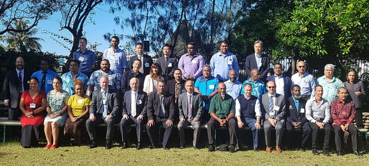Les participants au 17e Comité des cyclones tropicaux, à la CPS.