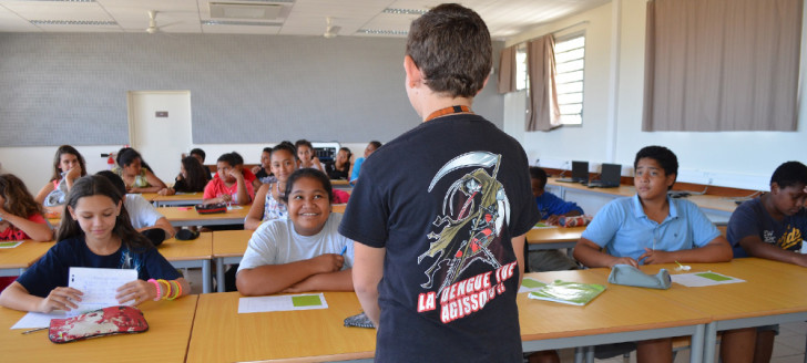 Une action de sensibilisation aux arboviroses a eu lieu le 16 novembre au collège d’Apogoti.