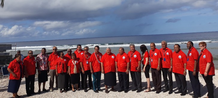 Les membres du FIP réunis à Nauru.