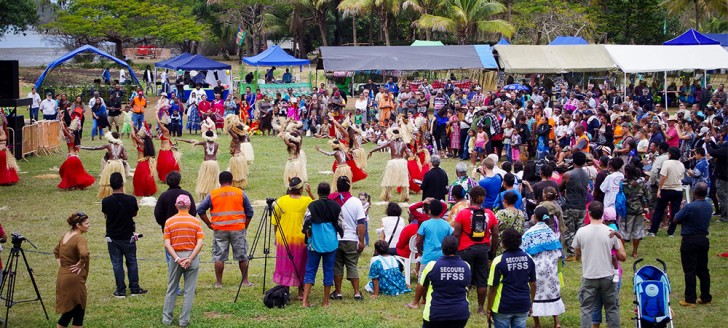 En 2015, le public était venu nombreux à la Fête de la citoyenneté à la tribu de N’Dé à Païta.