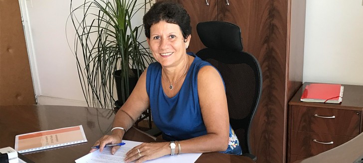 Yolande Verlaguet, directrice de l’Enseignement de la Nouvelle-Calédonie depuis août 2015.