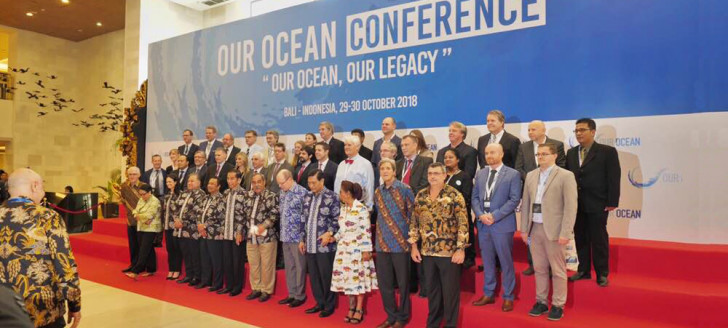 Le thème de la 5e conférence « Our ocean » est « Notre océan, notre héritage ».