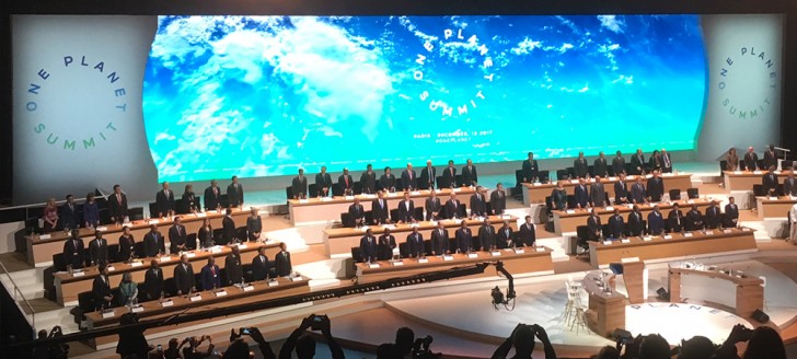 Le One Planet Summit  a rassemblé une soixantaine de chefs d’États et de gouvernement. 