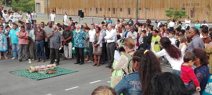 Institutions, coutumiers, personnels, familles et élèves étaient réunis ce matin pour l’inauguration.