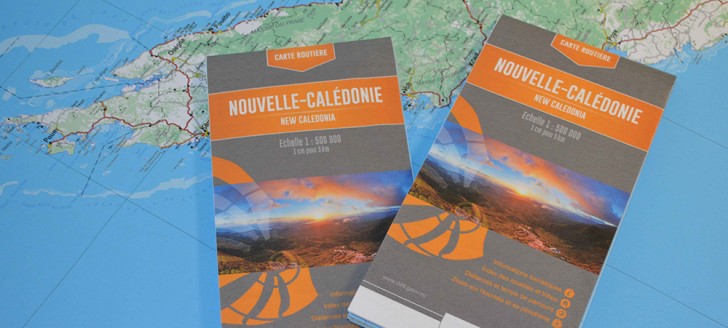 Remise à jour et étoffée, la carte routière de la Nouvelle-Calédonie est disponible à la DITTT et dans une vingtaine de commerces.