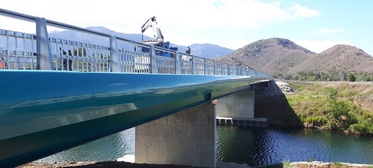 Les engins de chantier ont laissé place aux usagers de la route.