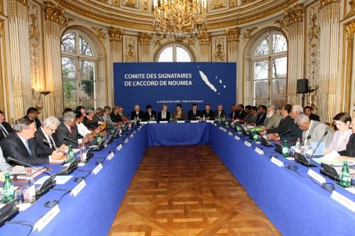 Comité des signataires de l'accord de Nouméa à PARIS