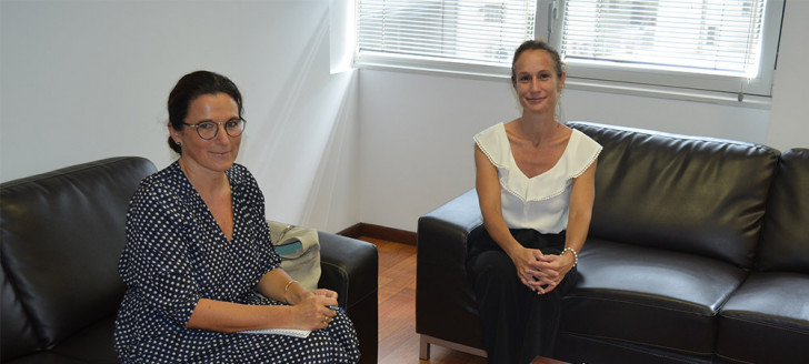 La rencontre entre Anne Baille et Isabelle Champmoreau s’est déroulée au gouvernement.