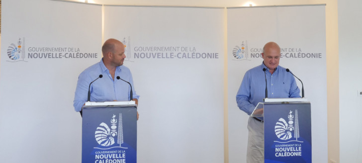 En charge notamment du budget au gouvernement, Yoann Lecourieux a présenté le compte administratif 2019 aux côté du porte-parole du gouvernement, Christopher Gygès.
