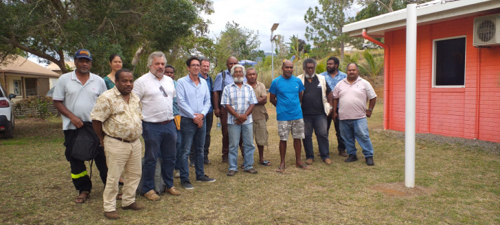 La DIMENC a animé une réunion d’information sur la campagne de reconnaissance géologique des massifs le 4 octobre auprès des conseillers de l’aire Xârâcùù. 