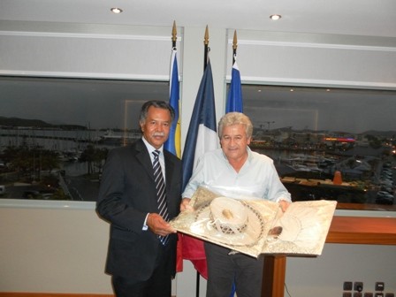 Visite du 1er Ministre des Îles Cook