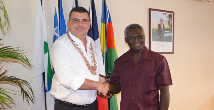 Rencontre avec le Premier ministre des Îles Salomon