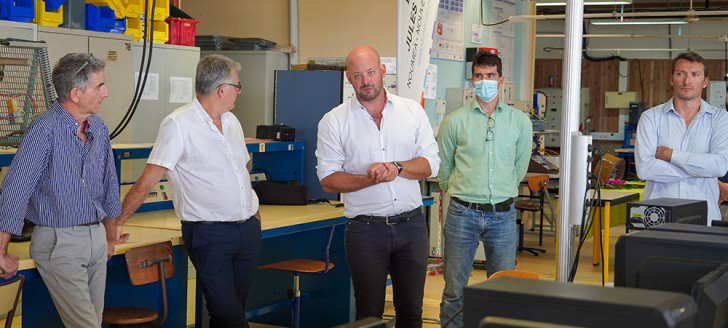 Les trois projets innovants ont été présentés, mardi matin, aux partenaires et acteurs du secteur, dans la salle des BTS du lycée Jules-Garnier.