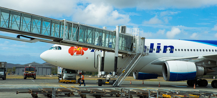 La limitation des programmes d’exploitation des services aériens réguliers internationaux, au départ et à destination de la Nouvelle-Calédonie, est prolongée jusqu’au 31 juillet 2021 (photo CCI).