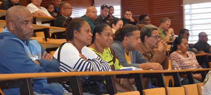 Près de 250 personnes avaient pris place dans le grand amphi de l'UNC, pour un colloque très attendu.