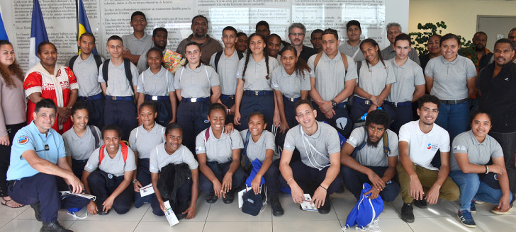 Les Cadets de la gendarmerie ont été reçus par Mickaël Forrest la veille de leur cérémonie de fin de formation.