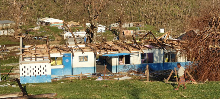 Le cyclone Harold a touché l’île de Pentecost le 6 avril, quelques heures après Espiritu Santo.