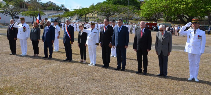 La commémoration du 11 novembre s'est déroulée en présence du président du gouvernement Philippe Germain.