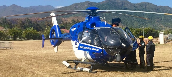 Un hélicoptère bombardier d’eau (HBE) a été mobilisé pour la formation.